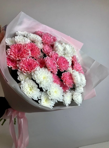 Монобукет кустовых хризантем от интернет-магазина цветов в 